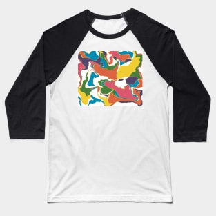 Liquid Abstract 2 Baseball T-Shirt